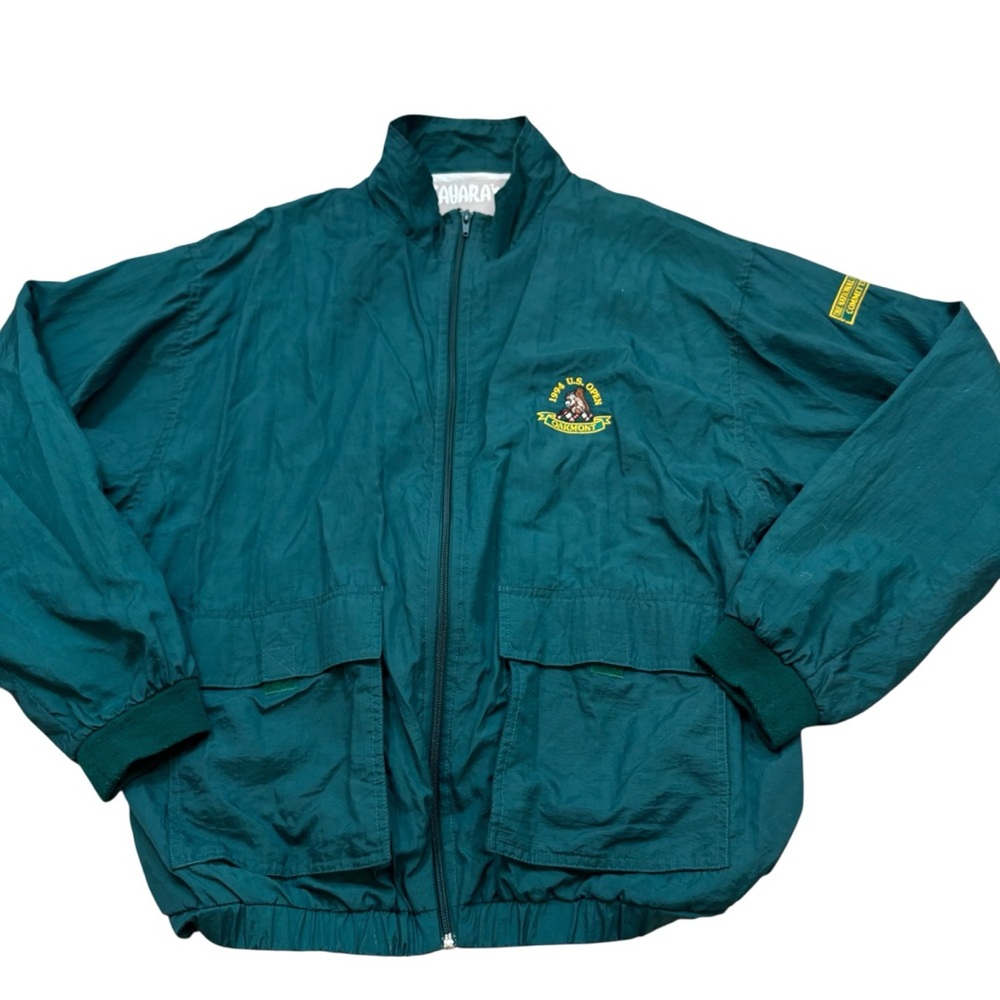 RARE Vintage 94' Green US Open Oakmont Nylon Jacket Size Large